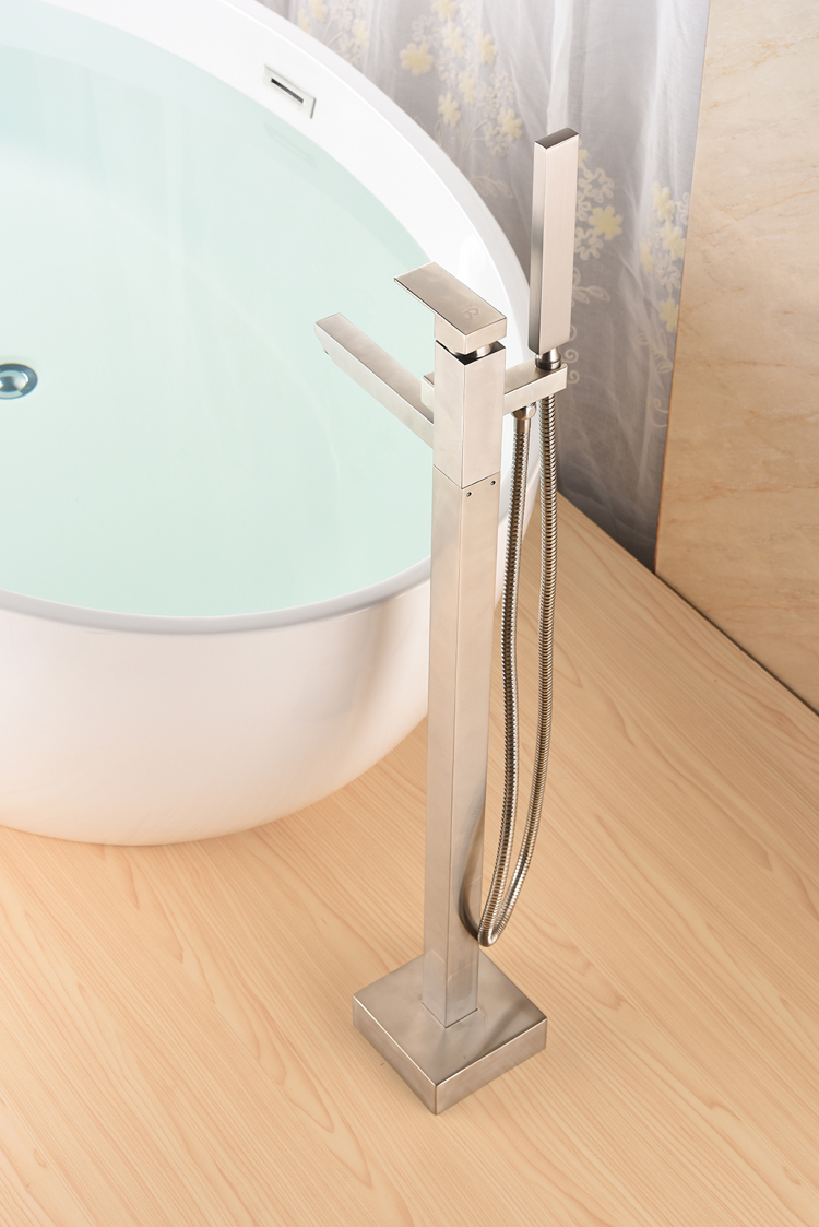 High Brass Quality Simple Design Freestanding Bathtub Faucet