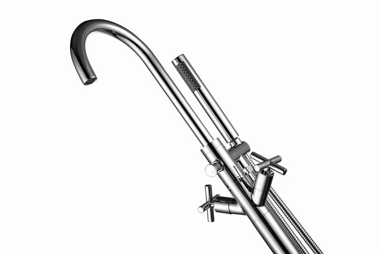 Kaiping Landonbath Faucet Manufacturer Round Thermostatic Bathtub Mixer