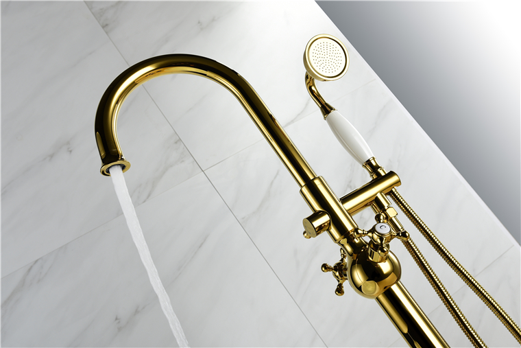 Brass Shower Mixer For Villa High Stainless Steel Quality Bath Tub