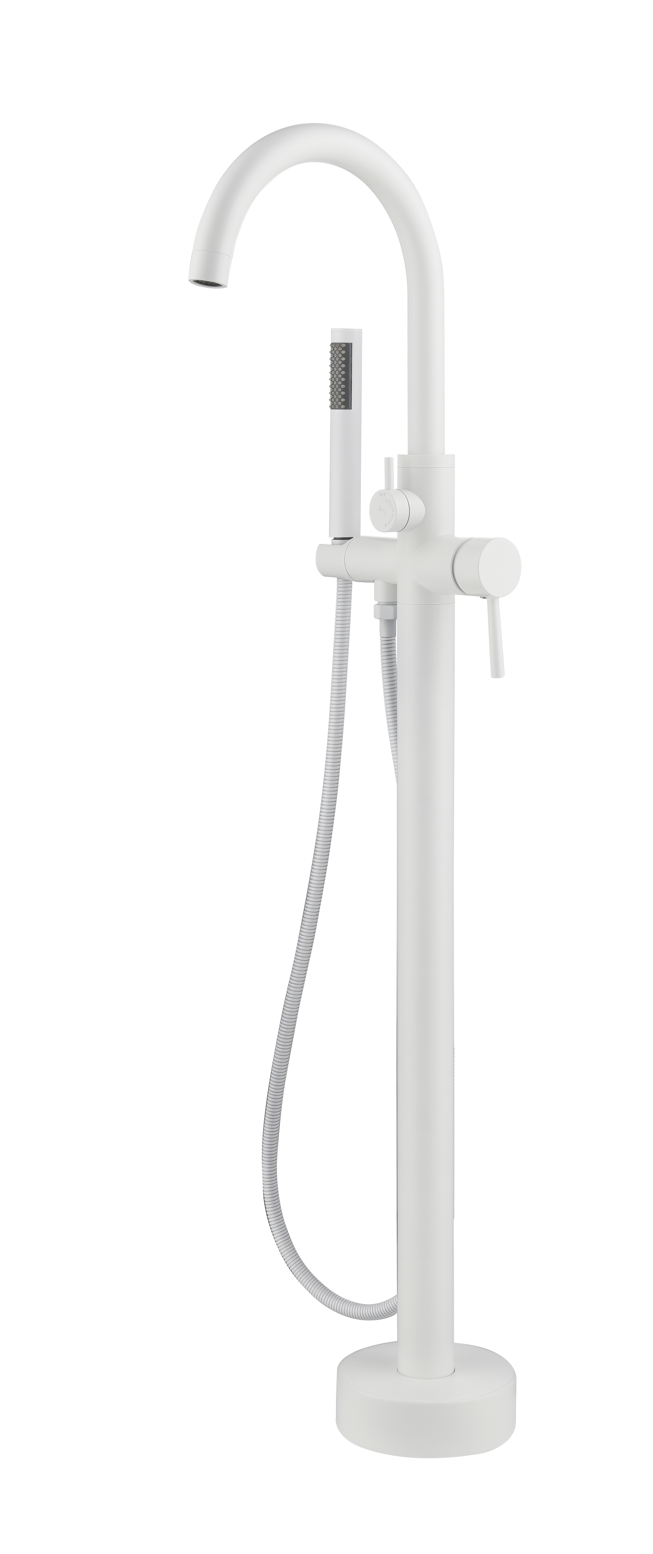 Best Hot Seller Black Color Floor Standing Shower Faucet Fot Bathtub