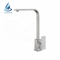 Factory Direct Sell Luxury Square Design Single Handle Long Neck Tall Kitchen Sink Faucet Flat Head Hot&Cold Water Mixer Taps
