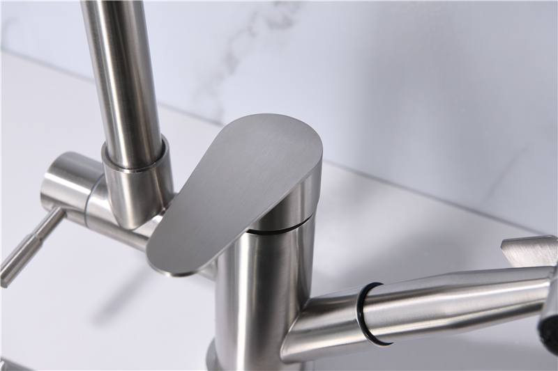 de acero inoxidable mezclador de cocina llaves de agua para cocina