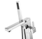 Stainless Steel Floor Standing Bathtub Faucet Bathroom Faucet