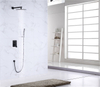 Modern Concealed Luxury Shower Systems With Rainfall Shower Head And Hand Held Shower Combo Kit
