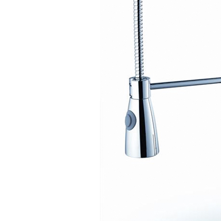 CUPC Spring Brass High Quality Stainless Steel Pull-down Spray Retractable Pull Down Kitchen Faucet