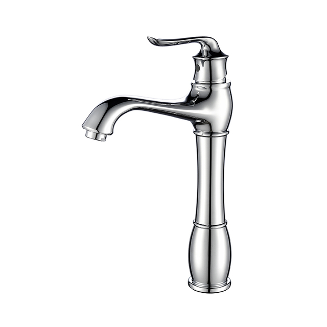 Vintage Sliver Sink Basin Faucet Vessel Brass Import Eco-Friendly Fancy Bathroom Taps Sanitary Wares Traditional Faucets