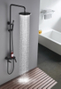 Bathroom Wall Mounted Rotatable Bath & Shower Mixer Tap Brass Bathtub Shower Faucet Set Soild Brass