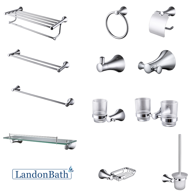 China Factory Bathroom Hardware Stainless Steel Bathroom Accessories Set