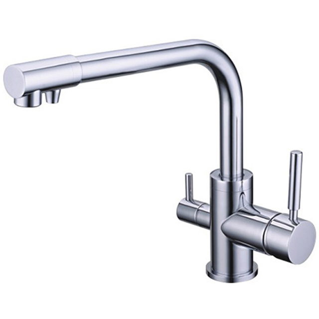 Brass 3 Way Hot And Cold Purify Ro Faucet Mixer DF-03510