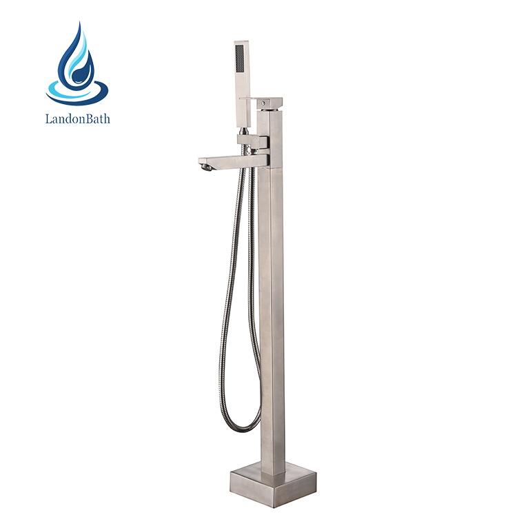 Hot Selling Bathroom Faucet Zinc Alloy Floor-Mount Bathtub Faucet
