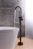 Hot and Cold Water Exchange Cheap Nice Quality Floor-Mount Bathtub Faucet