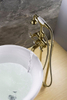 New Design French Gold Deck-Mount Roman Bathtub Faucet Hot Selling Faucet