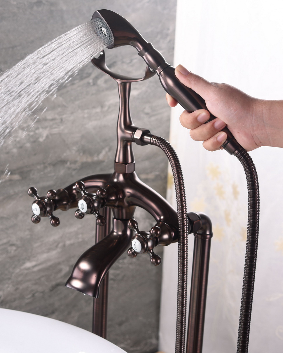 Company High Quality Freestanding Faucet Brass Chrome Bath Tub