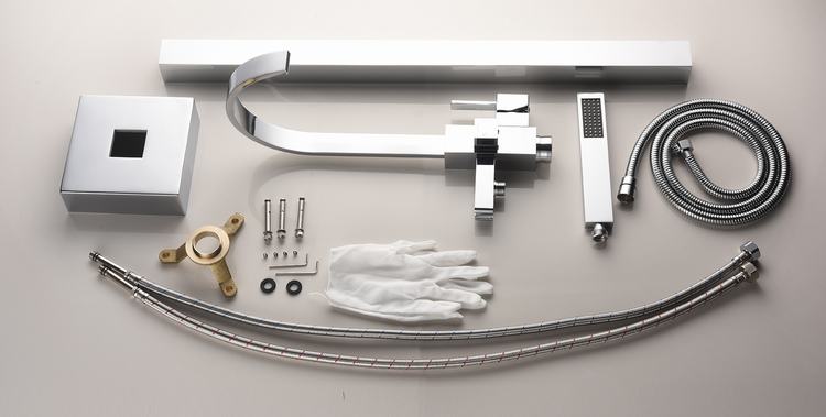 2022 Hot Selling Floor-Mount Bathtub Faucet 304 Stainless Steel Faucet