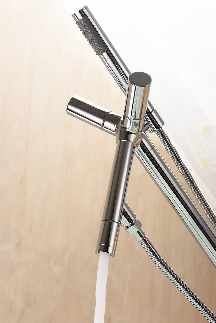 Modern Shower Mixer Tap Set Round Latest Brass Bathtub Mixer