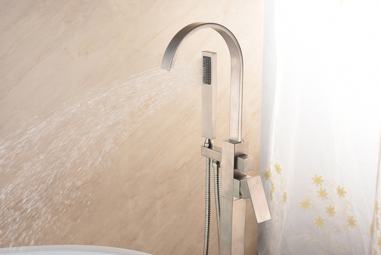 High Brass Quality Thermostatic Bath Shower Pull-Out Single Handle