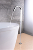Bathroom Faucet Round Curved Sanitary Mixer Freestanding Faucet
