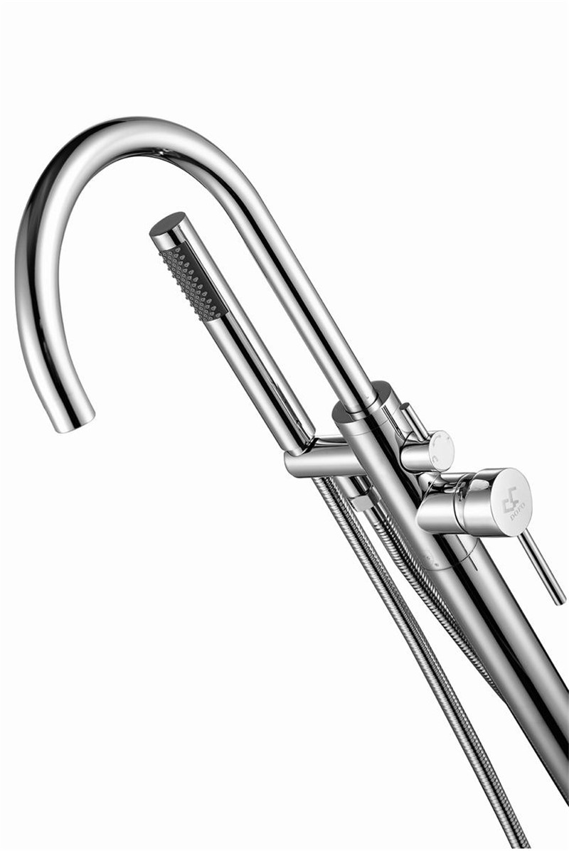 Curved Sanitary Mixer Simple Design Bathroom Faucet