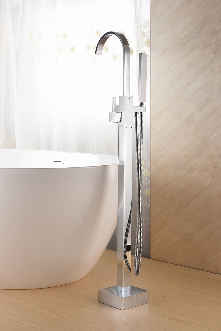 Flat Freestanding Bathtub Faucet DF-02014