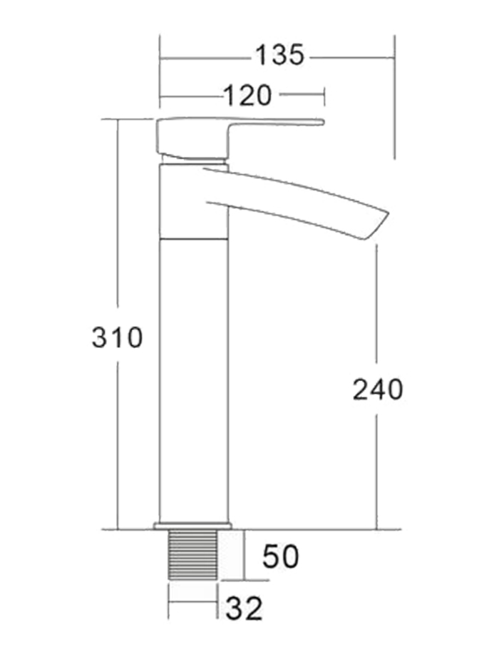 Wide Deck Mounted Watermark Brass Chrome Basin Faucet For Commercial Torneira Para Banheiro