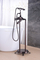 Antique Color Design Copper Hot Tap Free Standing Mixer Faucet for Claw Foot Bathtub