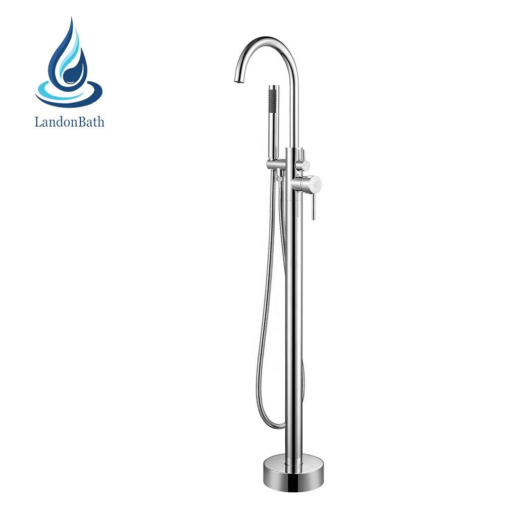 Bathroom fixtures freestanding clawfoot tub shower bathtub faucet