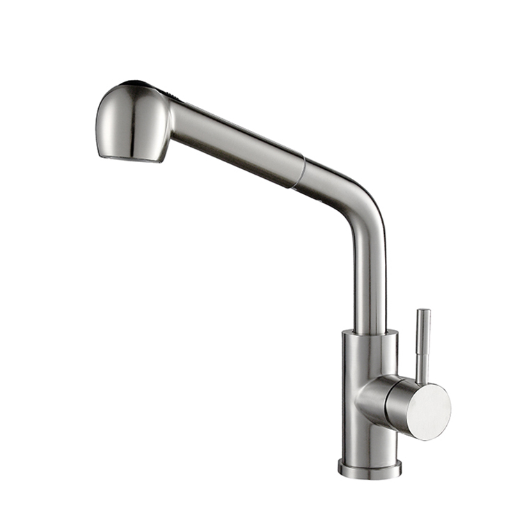 304 Stainless Steel Pull Out Kitchen Faucet