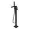 Fashion design waterfall black new bathtub faucet in low price