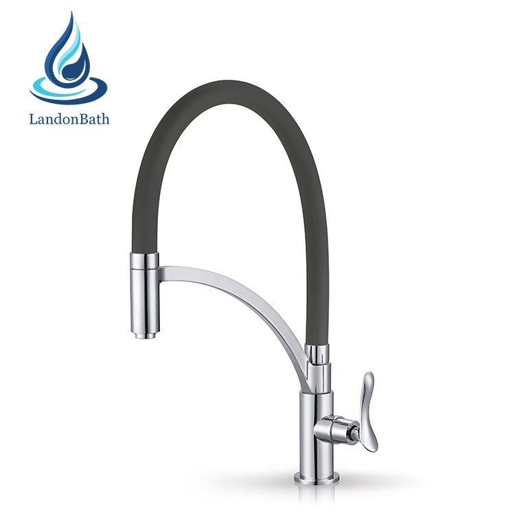 Kitchen Pull Out Hot Cold Water Mixer Deck Mounted Down Faucet And Contemporary Faucets For Retractable Hose Sink Commercial