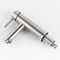 Stainless Steel Satin Bathroom Basin Faucets Hot and Cold Water Mixer Tap
