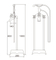 Classic Design Copper Hot Tap High Faucet Free Standing Mixer for Claw Foot Bathtub