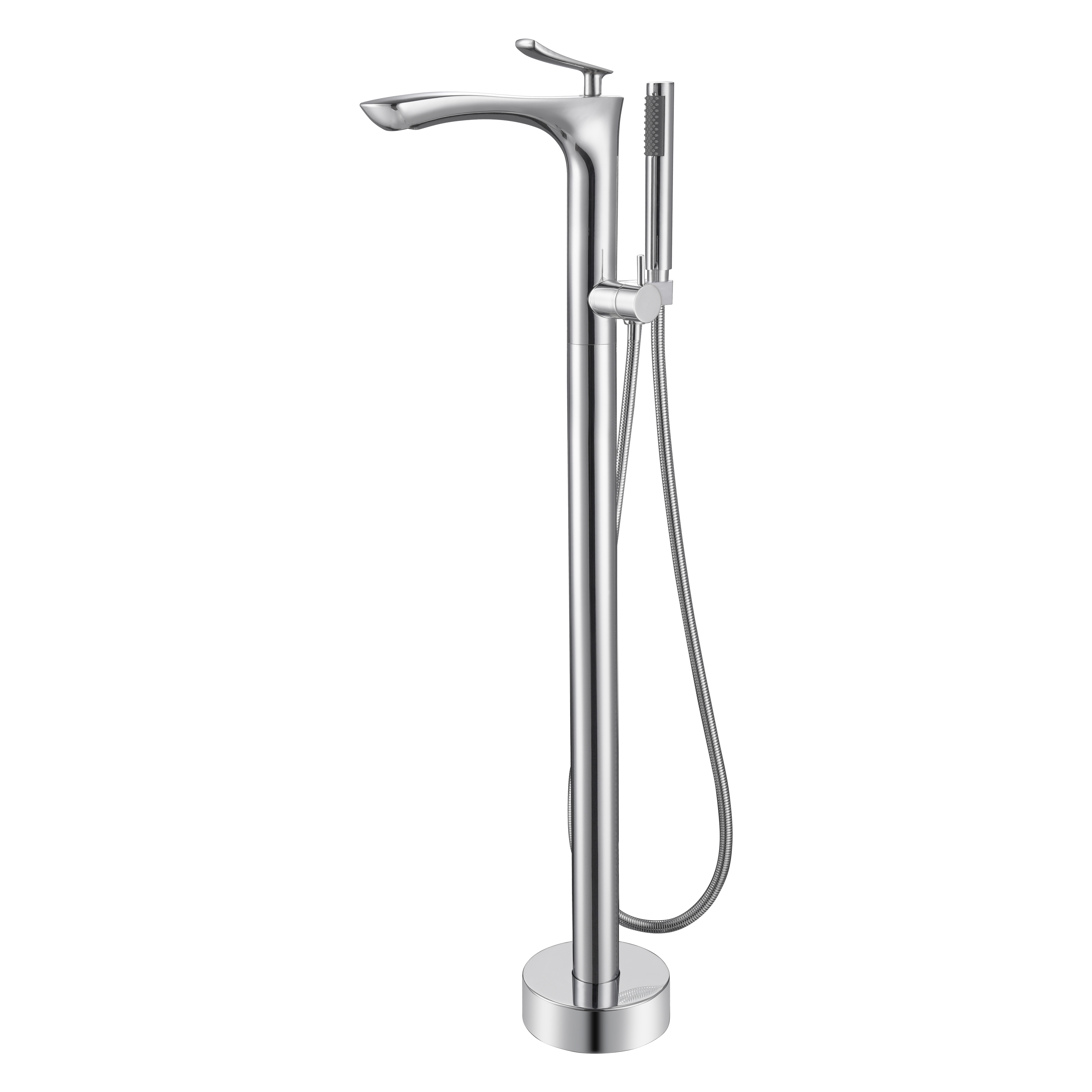 Bathroom Decoration Floor Free Standing Mounted Bathtub Faucet Mixer