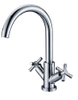 Chrome Plated Brass Lavatory Water Basin Tap Faucet High Quality Kitchen Mixer