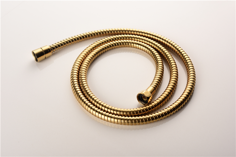 Golden and Black Color Deck-Mount Bathtub Faucet