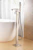 Modern Single Handle Brass Chrome Bathtub Faucets
