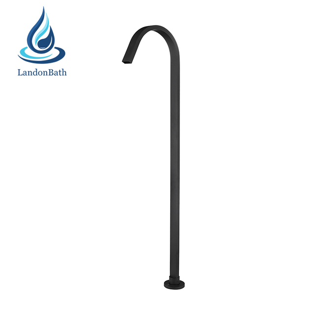 Matte Black Simple Design Thermostatic Faucet