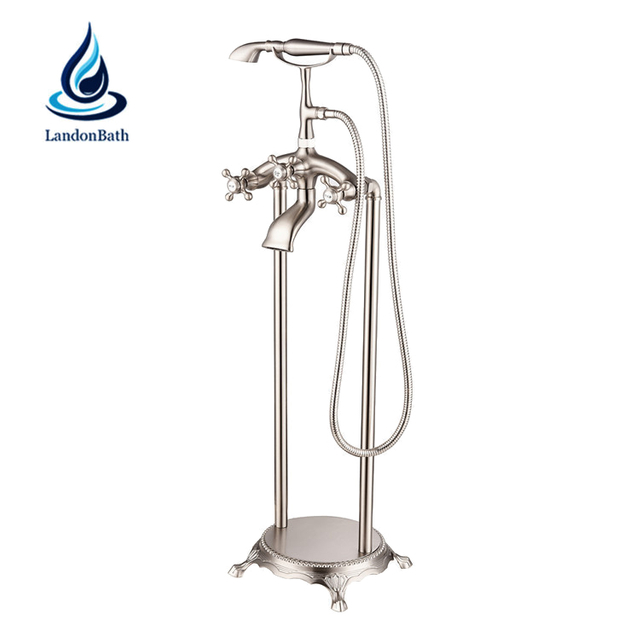 High Quality Deck-Mount Bathtub Faucet Round Simple Design Tap