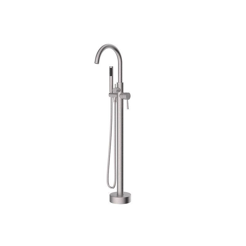 Large High Flow Rate Floorstanding Bathtub Filler Faucet Mixer DF-02043-2