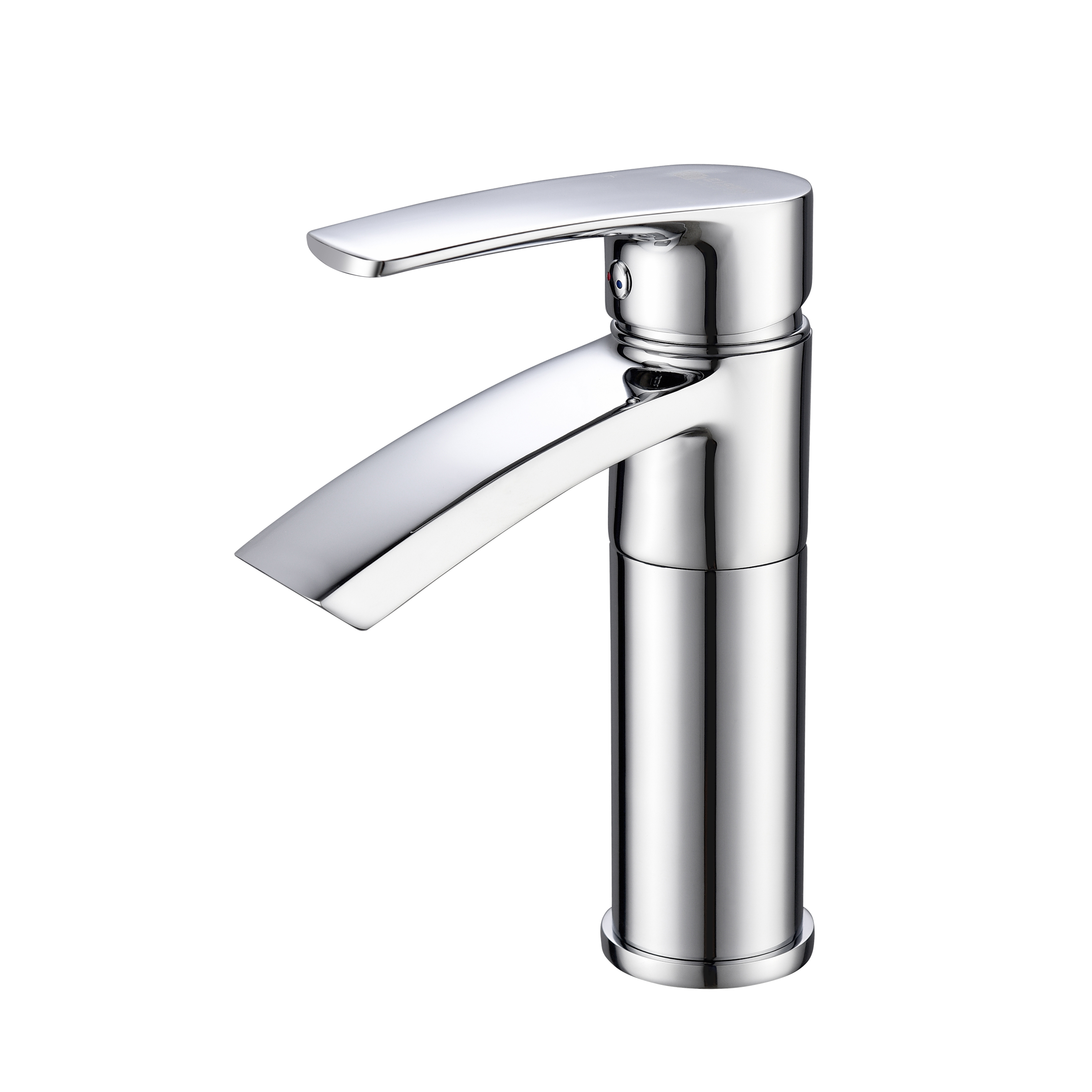 Wide Deck Mounted Watermark Brass Chrome Basin Faucet For Commercial Torneira Para Banheiro