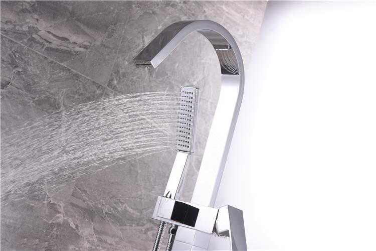 Latest Bath Tubs Taps Floor Mounted Tapware Bathtub Faucet Covers Free Standding Standing Lavatory Tap Tube Safe Shower