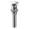 Solid Brass Chrome Bathroom Sink Faucet Pop Up Drainer Waste for Basin