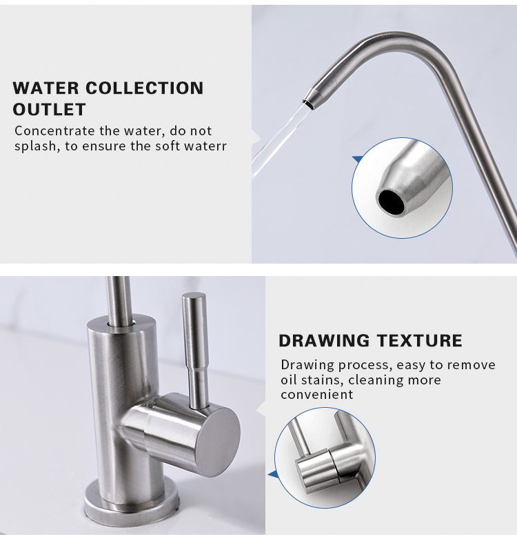 Kitchen Hot And Cold Stainless Steel Water Filter Faucet Tap
