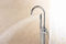 304 Stainless Steel Floor Mounted Shower Mixer Bathroom cUPC Free Standing Bath Faucet