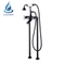 Orb Black Bath Tub Faucet Floor Mount Antique Filler Brass Shower Mixer Taps Faucets Hand Tap