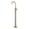 Tub Filler Freestanding Bathtub Faucet Floor Mounted Antique Brass Bathroom Tub Faucets Without Hand Shower Set