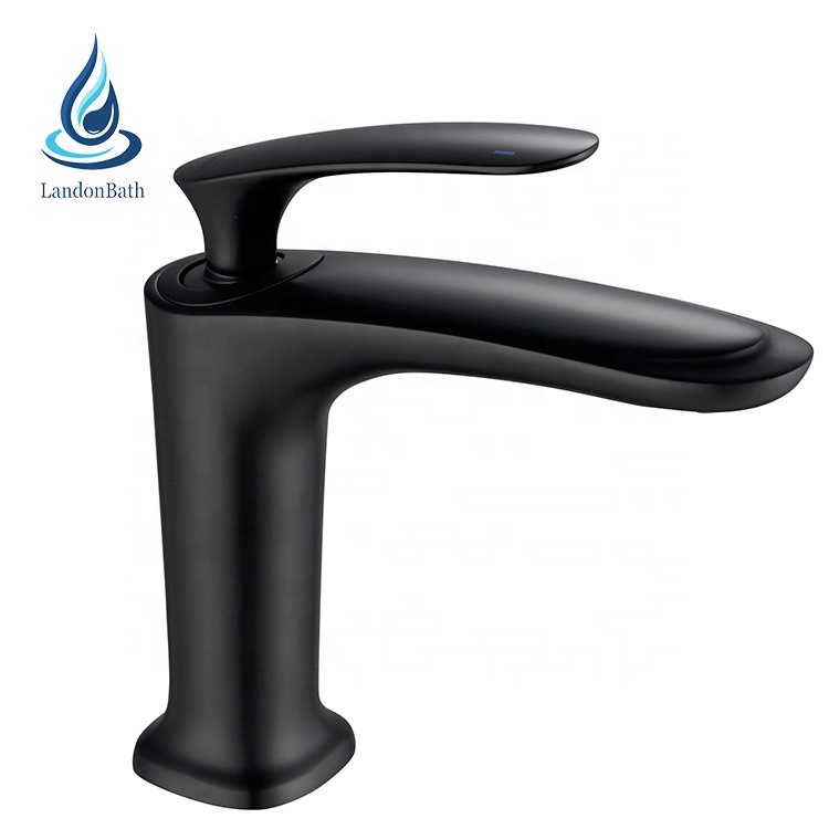 Wholesale basin tap faucet modern single lever handle brass bathroom vanity basin mixer taps water faucets ceramic