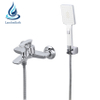 Commercial Wall Mounted Single Handle Shower Mixer Taps With Handheld Shower