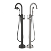 New Sanitary Free Standing Calwfoot Classic Bath Tub Mixers Tap Tubs Faucets With Hand Held Shower