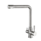 Square Stainless Steel Kitchen Cabinet Sink Faucet Mixer Tap