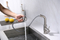 New design pull down kichen sink mixer tap faucet pull out miscelatore cucina, faucet cold and hot water for kitchen sink